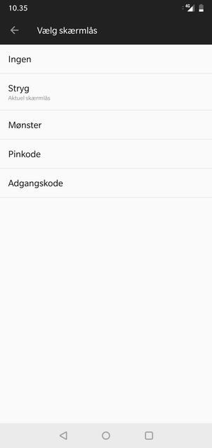 Vælg Mønster