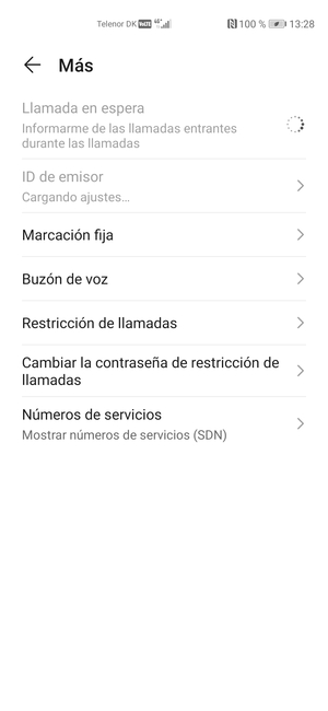 Seleccione Buzón de voz