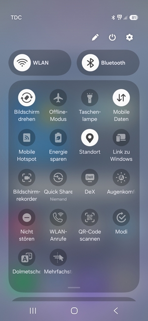 Schalten Sie WLAN und Bluetooth aus
