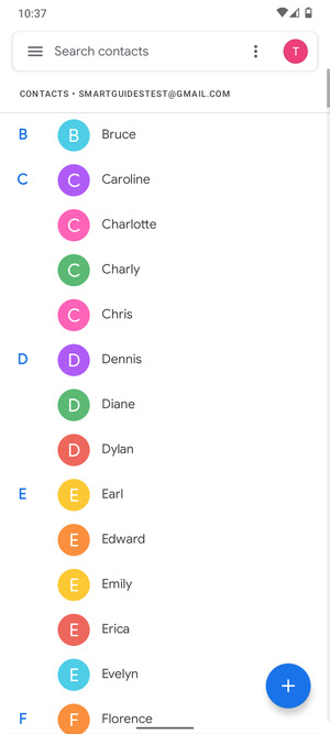 Select the Menu button