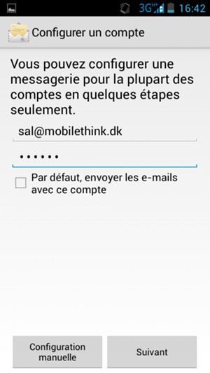 Saisissez votre adresse e-mail et votre mot de passe. Sélectionnez Suivant