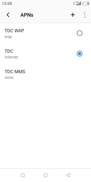 Select the Menu button