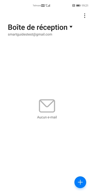 Votre messagerie Gmail est prête à l'emploi