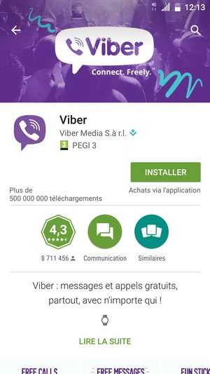 Sélectionnez INSTALLER