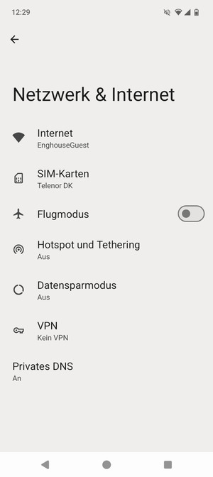 Wählen Sie SIM-Karten