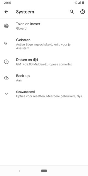 Selecteer Geavanceerd