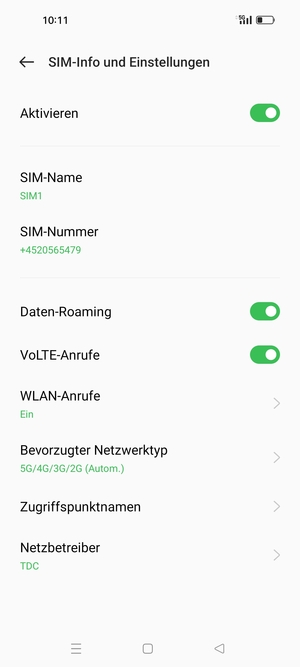 Schalten Sie Daten-Roaming an oder aus