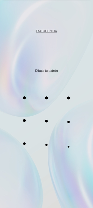 El teléfono ha sido asegurado con un bloqueo de pantalla