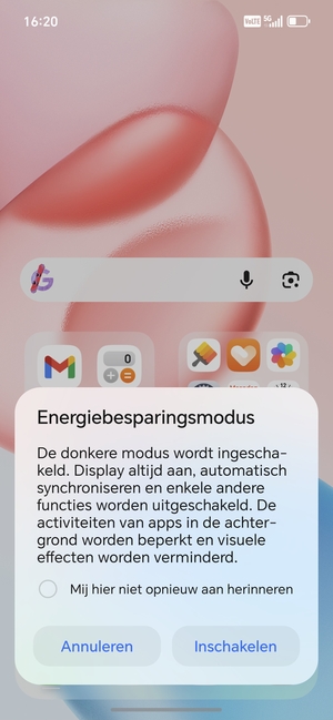 Selecteer Inschakelen