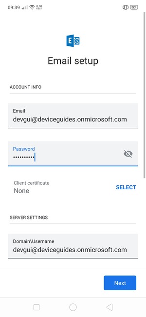 Enter your password