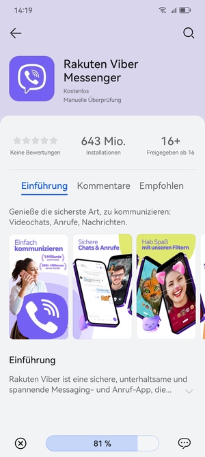 Warten Sie, bis der Installationsprozess  beendet ist