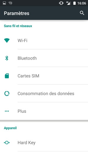 Sélectionnez Wi-Fi