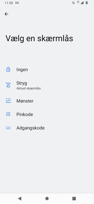 Vælg Mønster