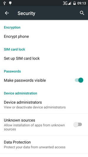 Select Set up SIM card lock