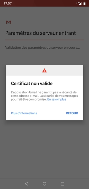 Sélectionnez Plus d'informations