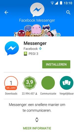 Selecteer INSTALLEREN