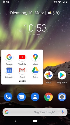 Wählen Sie Gmail