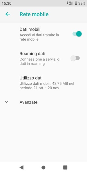 Seleziona Avanzate