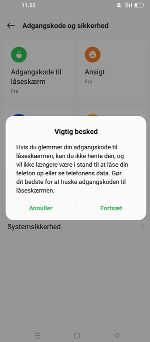 Vælg Fortsæt