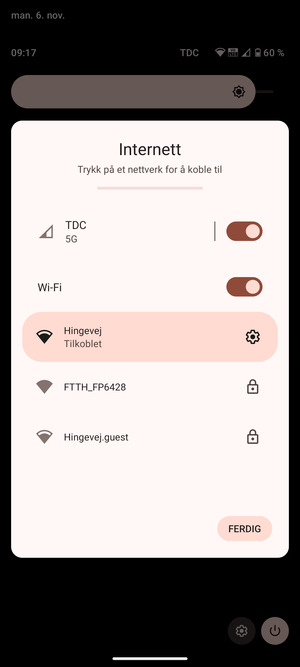Slå av Wi-Fi