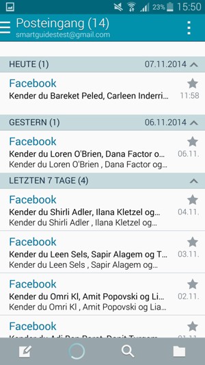 Ihr Gmail/Hotmail Konto ist einsatzbereit