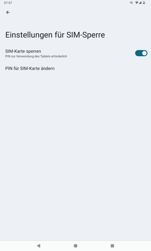 Wählen Sie PIN für SIM-Karte ändern