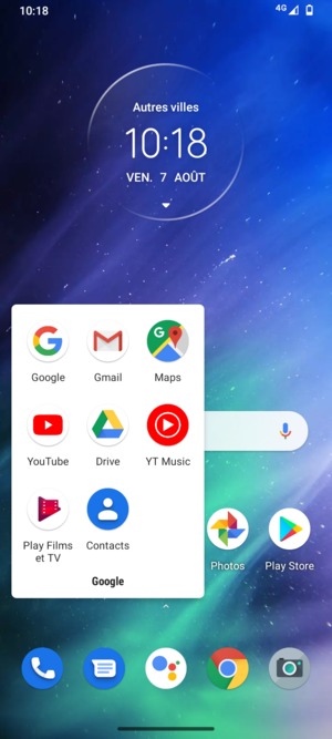 Sélectionnez Gmail