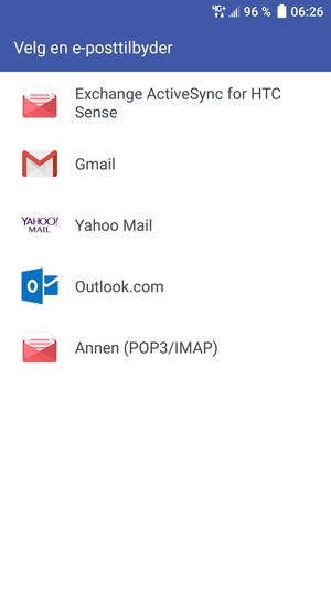 Velg Gmail