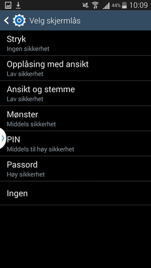 Velg Mønster