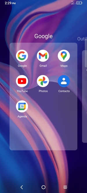 Sélectionnez Gmail