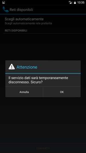 Seleziona OK