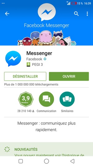 Sélectionnez OUVRIR