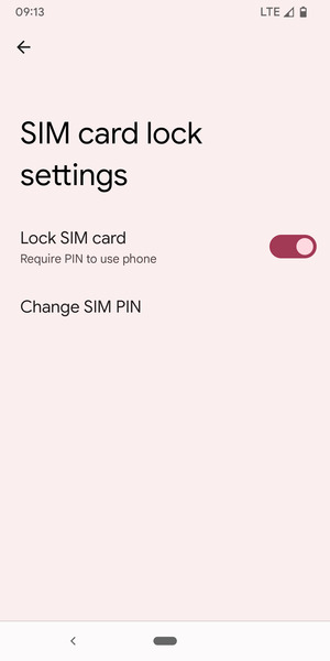 Select Change SIM PIN