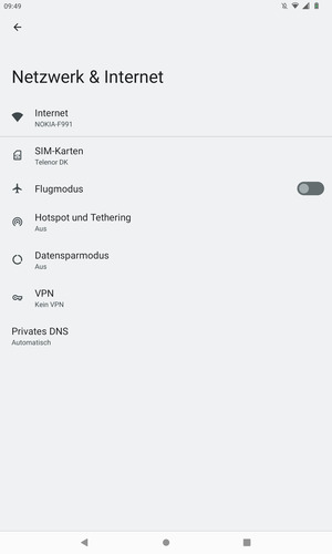 Wählen Sie SIM-karten