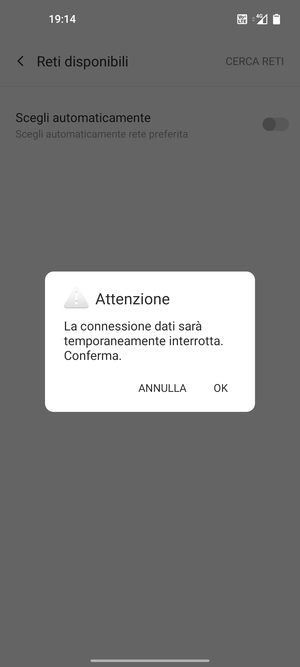 Seleziona OK