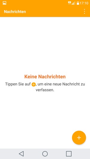 Wählen Sie die Menü-Taste