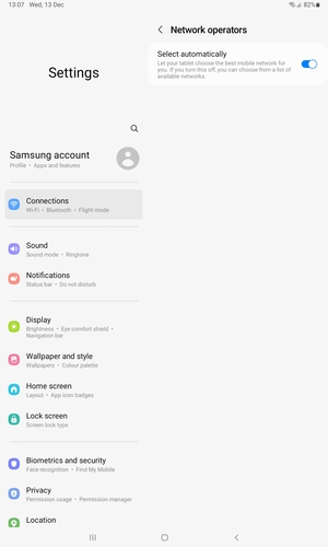 Turn off Select automatically
