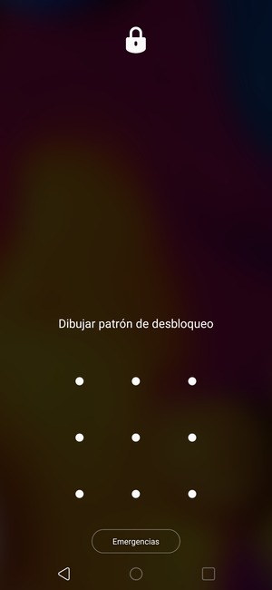 El teléfono ha sido asegurado con un bloqueo de pantalla