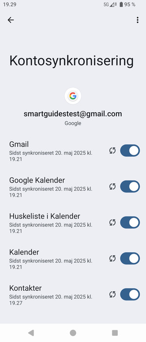 Vælg Menu-knappen