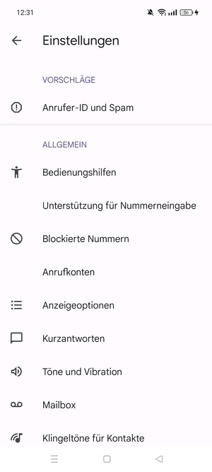 Wählen Sie Mailbox