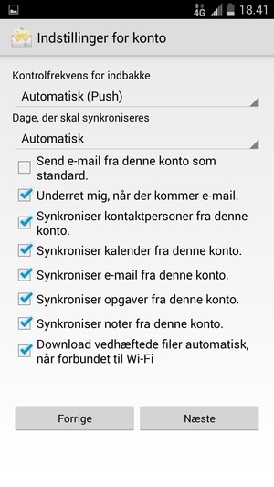 Vælg Næste