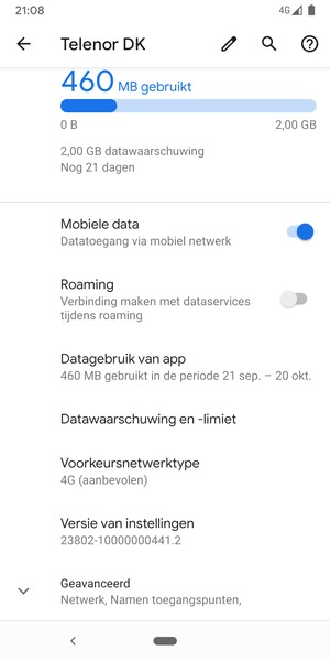 Selecteer Geavanceerd