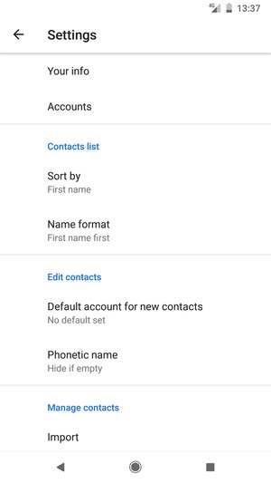 Select Import