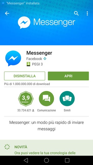Seleziona APRI