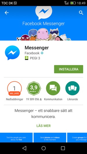 Välj INSTALLERA