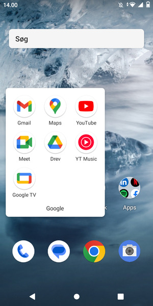 Vælg Gmail