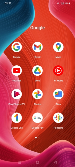 Sélectionnez Gmail