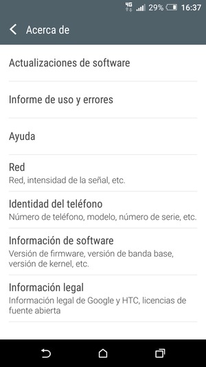 Seleccione Actualizaciones de software