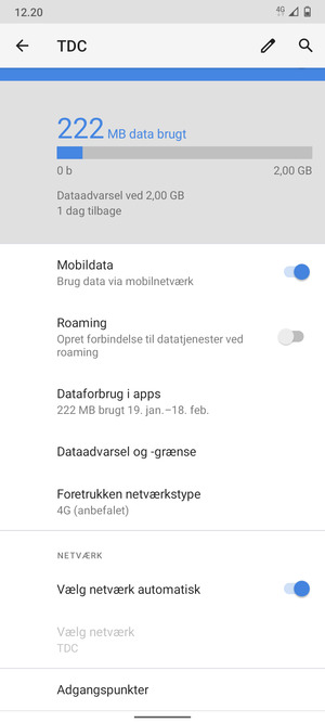 Scroll til og vælg Adgangspunkter