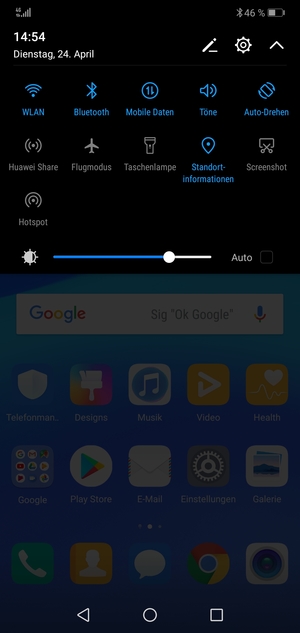 Schalten Sie WLAN und Bluetooth aus